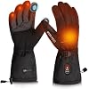 قفازات SNOW DEER المُدفأة للرجال والنساء - قابلة لإعادة الشحن ومقاومة للماء ومقاومة للقطع مع شاشة تعمل باللمس للعمل في الهواء الطلق في فصل الشتاء والتخييم