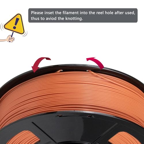 Image of iSANMATE ASA Filament 1.75mm Terracotta 1KG, UV & Weather Resistant 3D Printer Filament Perfect for Outdoor Functional Parts, Dimensional Accuracy + /- 0.02mm, 1kg Spool (2.2lbs)