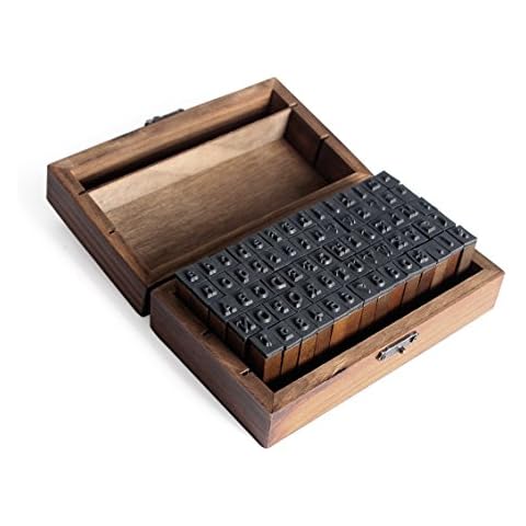 Co-link Wooden Rubber Alphabet Stamps Set Cover