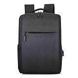 Esenlong Sac à dos de rangement pour console de jeu PS5 PS4 Sac de protection Sac à bandoulière avec port de charge USB Accessoires de jeu Sac de protection, Noir , M