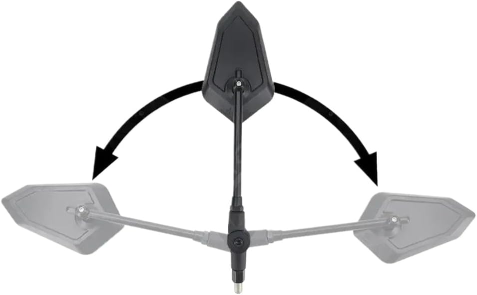 Foldable Rotating Adjustable Rearview Mirror Compatible with PCX, Z900, MT-07, GSX-S1000, E9 Motorcycle Scooter
