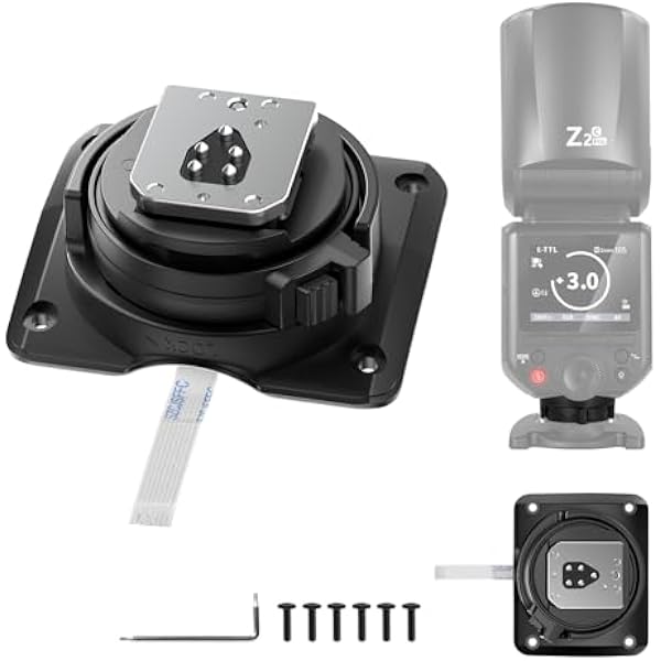 NEEWER Wymienny uchwyt na gorącą stopkę Z2-C Z2Pro-C Z2II-C z okrągłą głowicą błyskową kompatybilny z aparatami Canon adapter do gorącej stopki Speedlite część naprawcza z ulepszonym metalowym