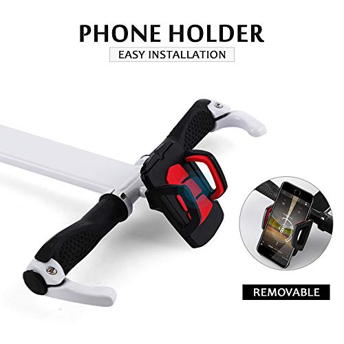 Adjustable Handlebar for MiniPRO with Phone Mount, Scooter Handle Phone Bracket for miniLITE, Self Balance Hoverboard Handle Bar Release Knee Pressure Hand Control (Handlebar Only)