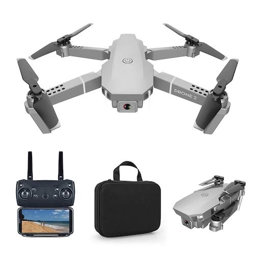 HaiMa E68 Pieghevole Rc Drone Wifi Fpv 4K Hd Camera 4 Canali Con Luci Led Rc Elicottero One Button Auto Return Quadcopter - 1080P Cina