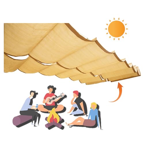 Voile d'ombrage en U pour bloquer la chaleur sur une terrasse exposée - 2