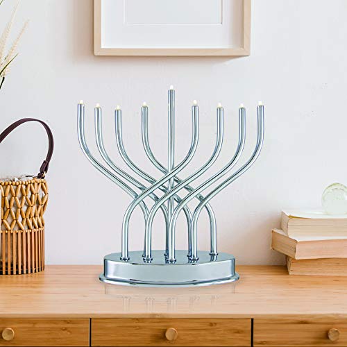Aviv Judaica Low Voltage Battery Operated Menorah