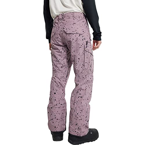 Calça cargo masculina 2L - modelagem regular, respingos de sabugueiro, média