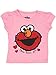 Sesame Street Elmo Girls Short Sleeve Tee (18 Months, Pink Elmo Loves You)