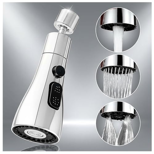 Image of Clinton (FE03) Tap Extender for Kitchen Sink, Flexible Faucet with Tap Extension for Convenient Use