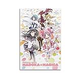 Anime Manga Puella Magi Madoka Magica Poster for Room Aesthetics Picture Printing Canvas Wall Art Painting Gift 16x24inch(40x60cm) Unframe-style