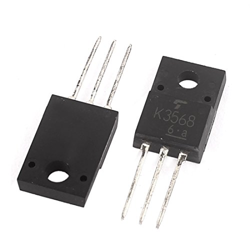 Aexit 500V 12A Transistors 3 Pin Terminals K3568 Bipolar Low Power MOSFET Transistors Transistor 2pcs