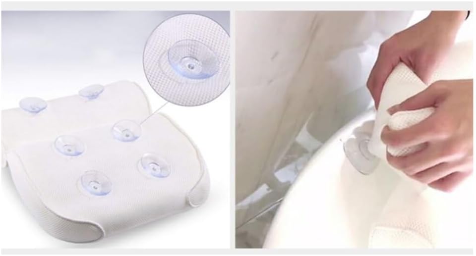 Bathtub CushionBathtub PillowNon-Slip with Suction CupsPress and FeelCushion CushionNon-Slip