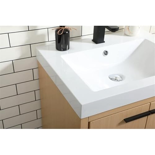 Elegant Decor 24 Inch Single Bathroom Vanity In Maple #TOP3