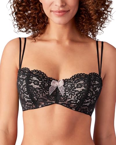 b.tempt'd by Wacoal Women's Ciao Bella Lightly Padded Balconette Underwire Bra, 953144 , Night, 34DDD