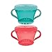 Nuby 2-Pack Snack Keepers, Colors May Vary