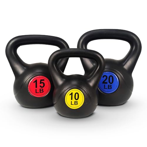 Ensemble kettlebell BalanceFrom 3 pièces, 5-10-15 lbs ou 10-15-20 lbs