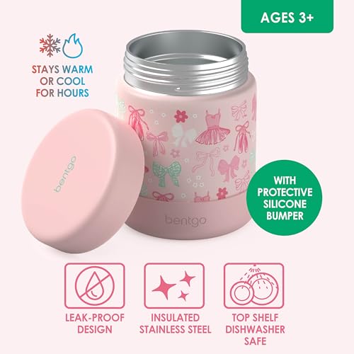 Image of Bentgo Kids Stainless Steel Leak-Proof Food Jar for Hot or Cold Food