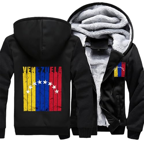 Pullover Hoodie Jackets Sweatshirt,Patriotic Pattern Full Zip Warm Thick Coats Vintage Long Sleeve Jacket Gents-24