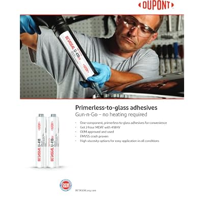 U-418 Auto Glass Urethane Adhesive - Primerless (10 Tubes) 310ml