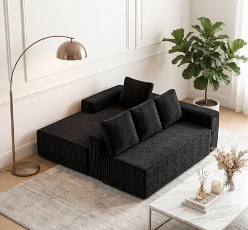Canapé d'angle convertible 250cm modulaire Yihomfy