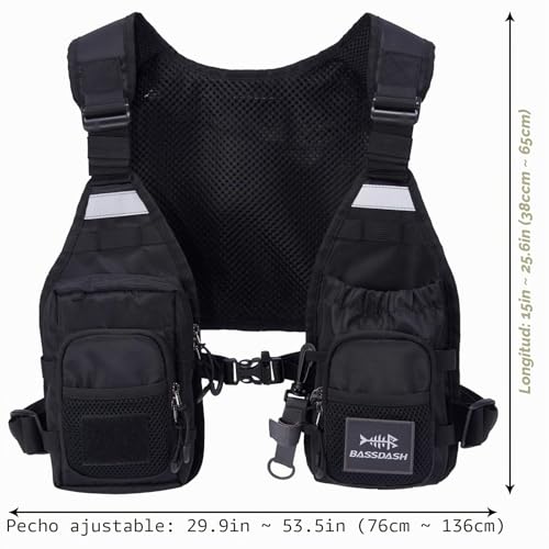 Miniatura 4 de Bassdash Fv08 - Chaleco De Pesca Con Mosca Ultraligero Para Hombres Y Mujeres, Portátil, Talla Única
