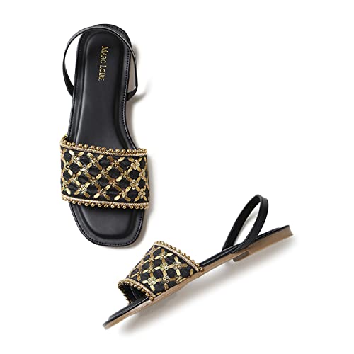 Image of Marc Loire Women Soft Comfortable Embellished Flats