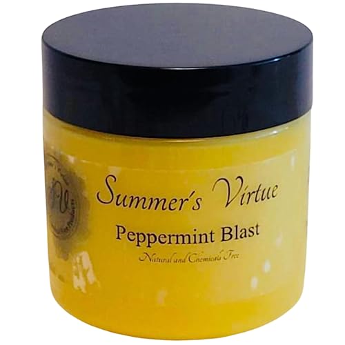 Peppermint Blast Hair Growth Serum, 20 ESSENTIAL OILS & HERBS, Hair Strengthening Treatment, Serum For Thinning Hair, Peppermint Oil For Hair Growth, Thinning Edges, Hair Loss, Damaged Hair (2.7 oz)