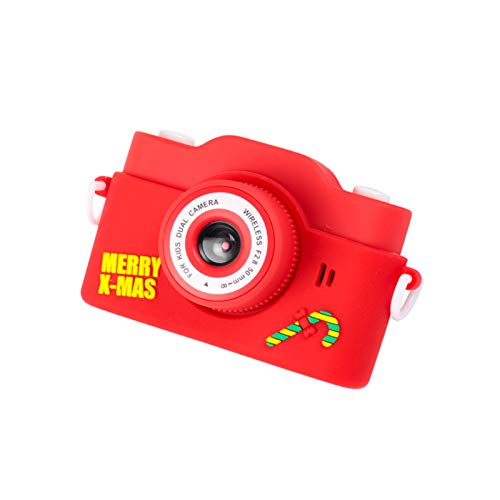 Huijian Kids Selfie Camera, Christmas Birthday Gifts For Boys & Girls, Children Digital Cameras 1080P 2 Inch Toddler, Portable Mini Camera With 32Gb Sd Card (Red) #TOP1