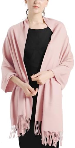 Pashmina Scarf and Shawl - Soft Women Pashminas Wrap for Wedding Evening Party dresses