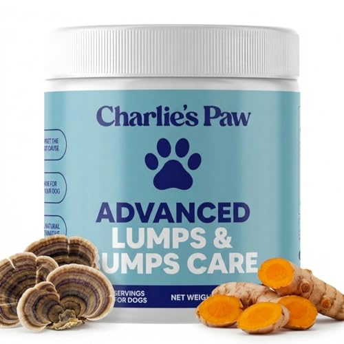 Charlies Paw Advanced Lumps & Bumps Care - 100 G (3.5 OZ), Supplement for Senior Dogs