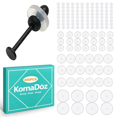 KornaDoz 200 Pcs Clear Piercing Disc for Piercing Bump –