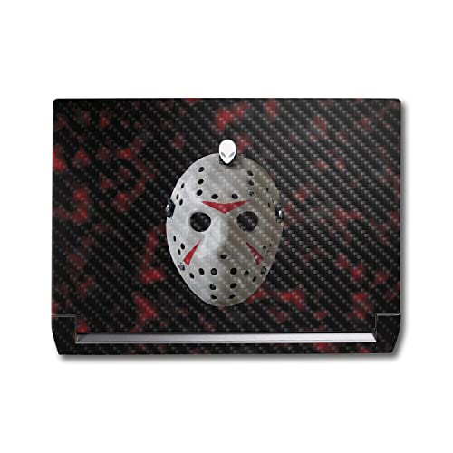 Image of MightySkins Carbon Fiber Skin Compatible With Alienware M17 R5 (2022) Full Wrap Kit - 13th Nightmare | Protective Durable Textured Carbon Fiber Finish | Easy To Apply & Change Styles | Made in the USA