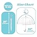 totes Kids Clear Bubble Umbrella with Dome Canopy, Lightweight Design, Wind and Rain Protection Umbrella, Pink, Kids - 38