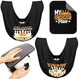 Hahafelt 3 Pcs Bowling Ball Polisher Gift Retirement Microfiber Bowling Seesaw Bag with 10'' x 8'' Bowling Towel Shammy Pad Bowling Accessories Christmas Bowling Gift for Bowlers Women Bowling Lovers