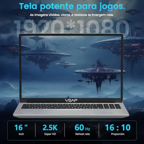 Notebook i7 13 13620H 32GB RAM 1TB SSD MX550 Windows 11 16in