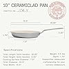 Made In Cookware - 10" CeramiClad Non Stick Frying Pan (Stainless Handle) - 5-Ply Stainless Clad with Stay-Cool Handle - Professional Cookware - Crafted in Italy #2