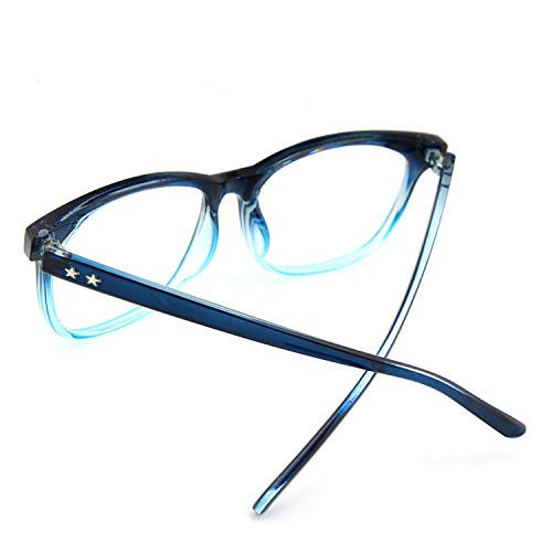 Image of GQUEEN Fake Non Prescription Glasses Clear Lens for Women Men Oversized Frame UV400 Protection, 201581