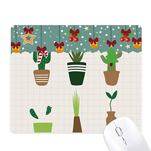 Tapis de souris cactus en caoutchouc pour bureau et jeu