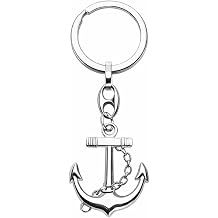 Ship Anchor Keychain Nautical Keychains Bag Charms for Women with Vintage Anchors Pendant, Inspirational Key Chains Gifts for Friends, Family, Sailors and Sea Lovers