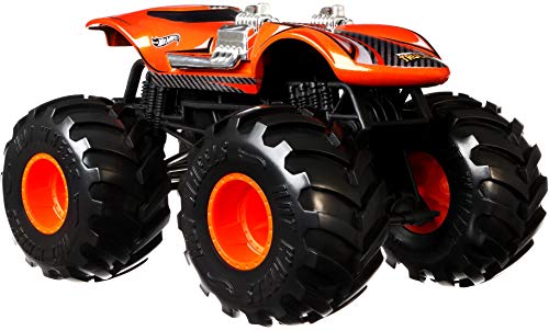 Hot Wheels Monster Truck 1:24 Scale Twin Mill Vehicle With Giant Wheels For Kids Age 3 To 8 Years Old, Great Gift, Toy Trucks Large Scale #TOP2