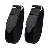 EAORBD RV Awning Arm Safety Strap for 1' x 13' Camper Awning Strap, Fixed Awning Straps for Protection Awnings, Black - 2 Pieces (Black, 1' x 13')
