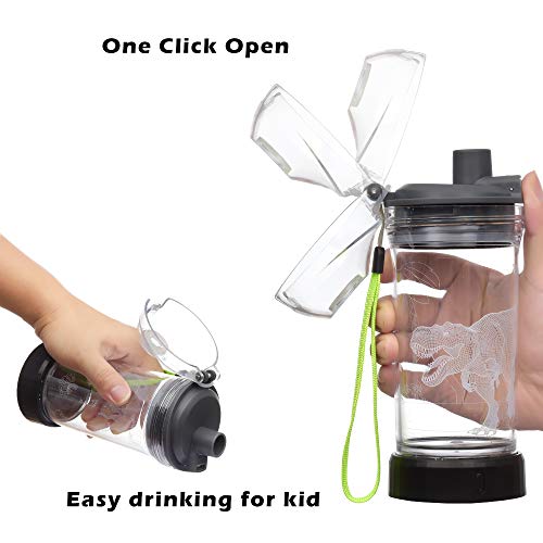 Lightzz Dirt Bike Gifts For Boy, Kids 3D Glowing Water Bottle With Led Light - 14 Oz Tritan Bpa Free - Creative Ideal Travel Cup Motorcross Gift For School Kid Boy Child Holiday Camping Picnic #TOP6