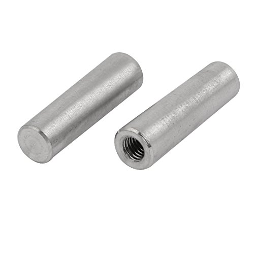 uxcell 2Pcs 304 Stainless Steel 8mm Nominal Dia 30mm Length M5 Female Thread Taper Pin