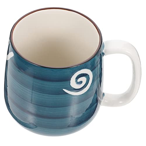 BESTonZON Taza De Cerámica Pintada Mano Para Café y Leche Diseño Creativo Para Hogar y Oficina Fácil De Limpiar Uso Versátil