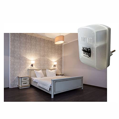 DNI Repelente Eletrônico Bivolt De Baratas 12V - 24V Key West - 6951 Transparente Pequeno