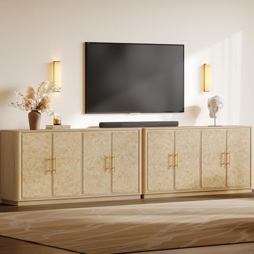 SICOTAS Buffet Cabinet with Storage - Burluxe 119" Sideboard Cabinet