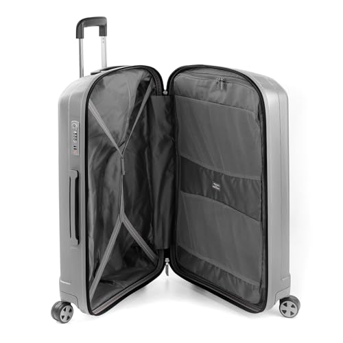 Image of RONCATO UNICA Range Silver Color Hard Medium Luggage