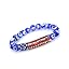 Evil Eye with American Flag Rhinestone