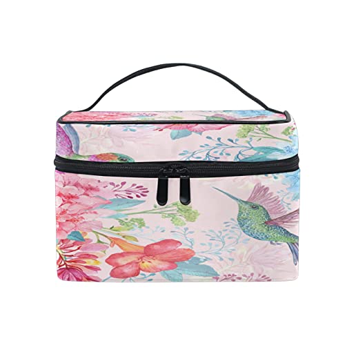 Trousse de maquillage COZYhome avec poignée pratique et fermeture éclair pour femme