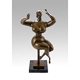100 % bronze. Kunst & Ambiente - Figurine en bronze - Nude Woman with Upraised Arms - Gaston Lachaise - Sculpture française américaine - Figurine naturelle - Bronze